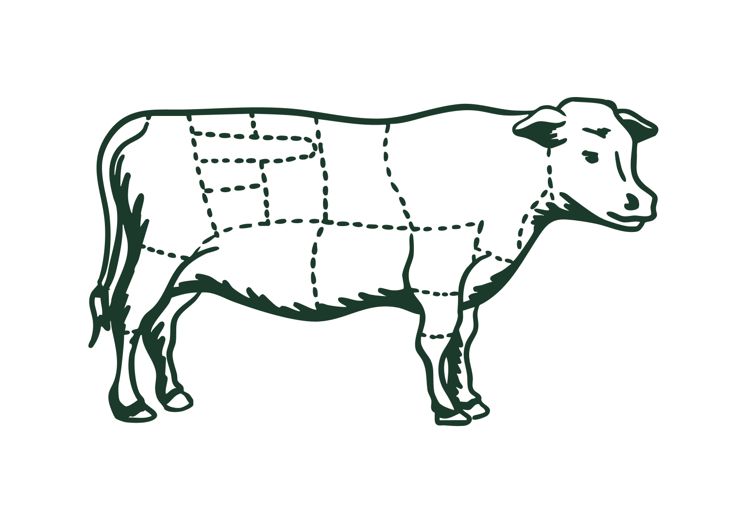 image of animal cut guide