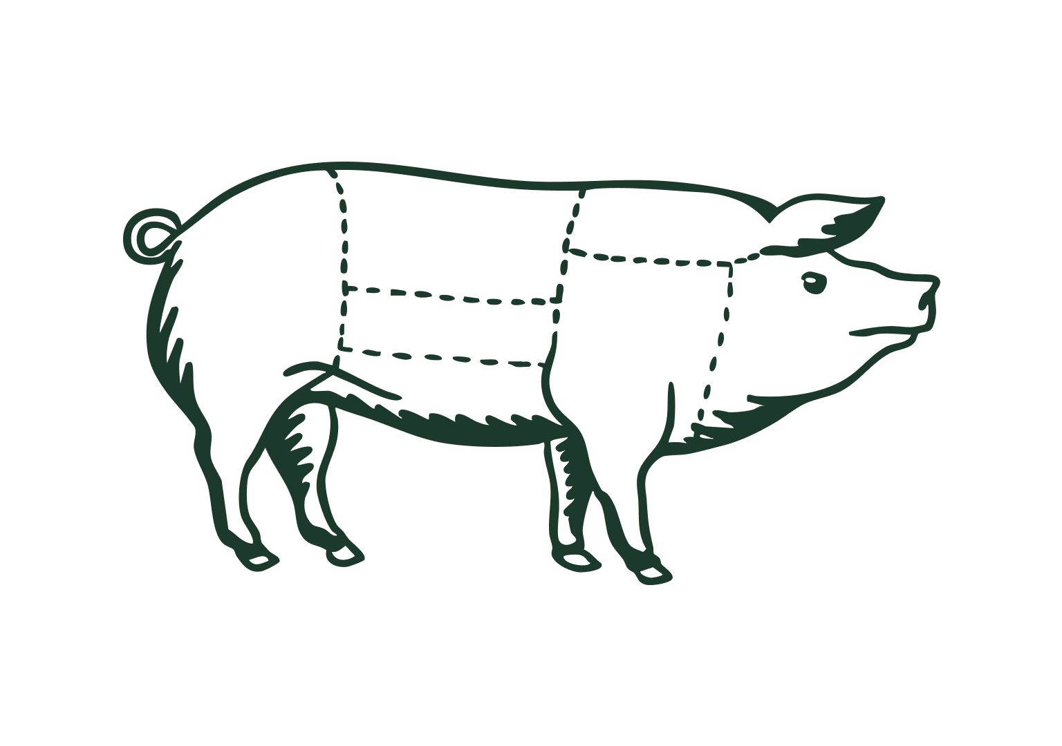 image of animal cut guide
